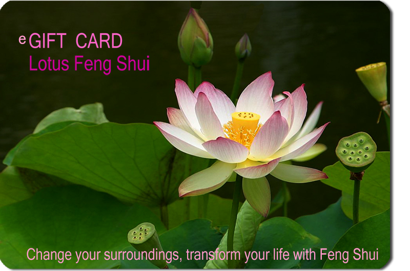 Lotus Feng Shui, eGift Cards: Give your loved ones the gift that can transform their lives